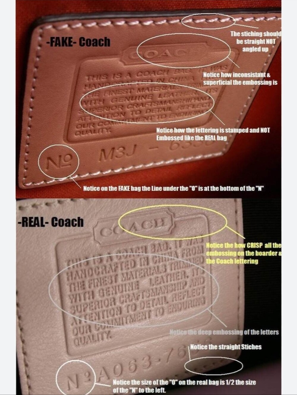 🛑 MUST READ: How to Spot a Fake Coach Bag Guide 🛑 - Picture 12 of 16